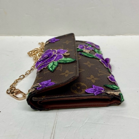 Louis Vuitton Brown Mono Long Wallet Crossbody (TH0011) - Picture 5 of 15